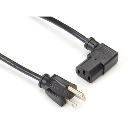 Black Box North American Pc/Monitor Power Cord Nema 5-15P To Iec-60320-C13 EPXR13